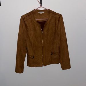 Caramel suede jacket